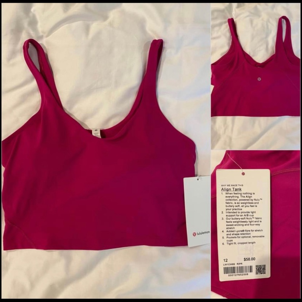 Brand New Lululemon Align Tank Size 12